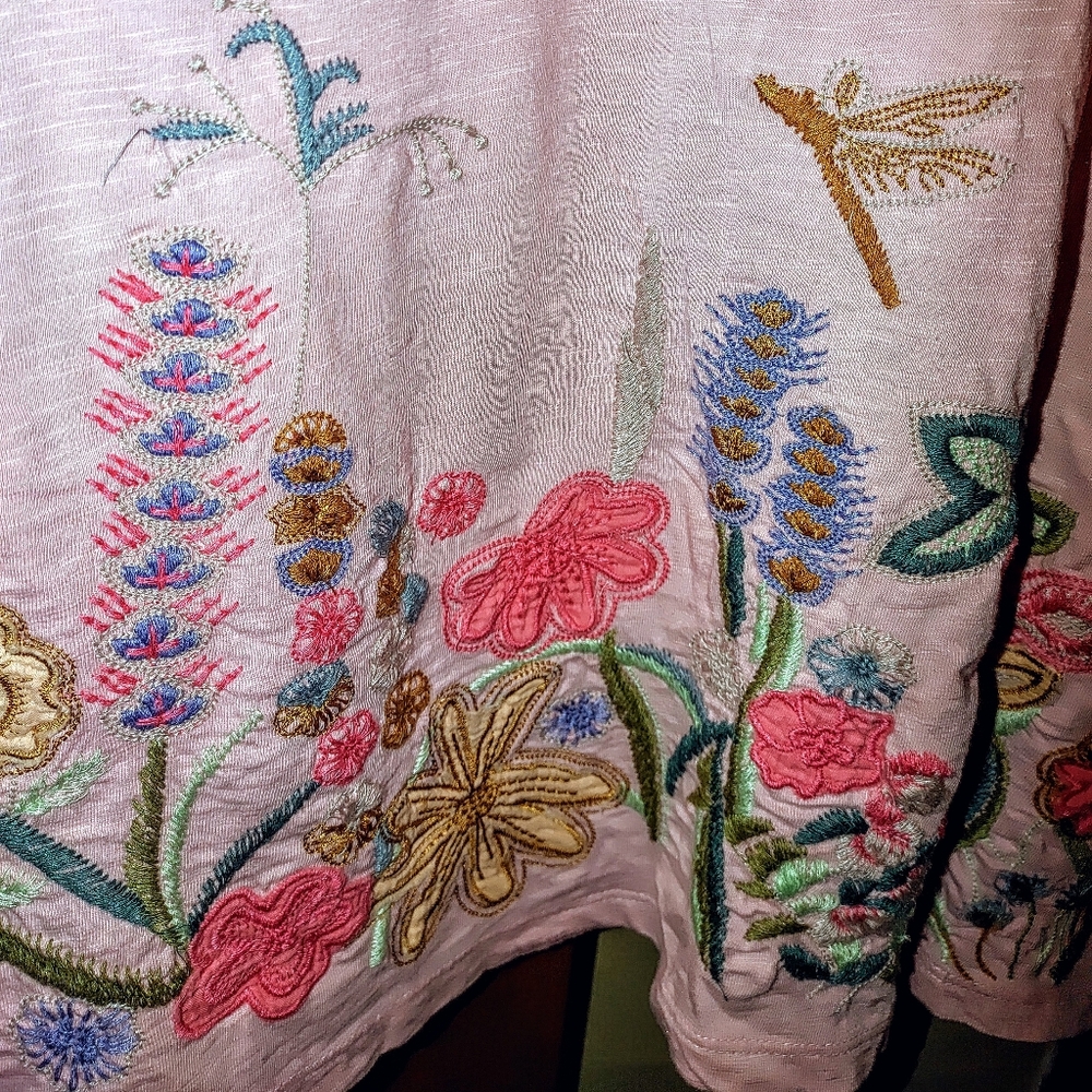 🌼🦋 2 PXL Coldwater Creek Tops: Spring Nature Bundle - Picture 3 of 10